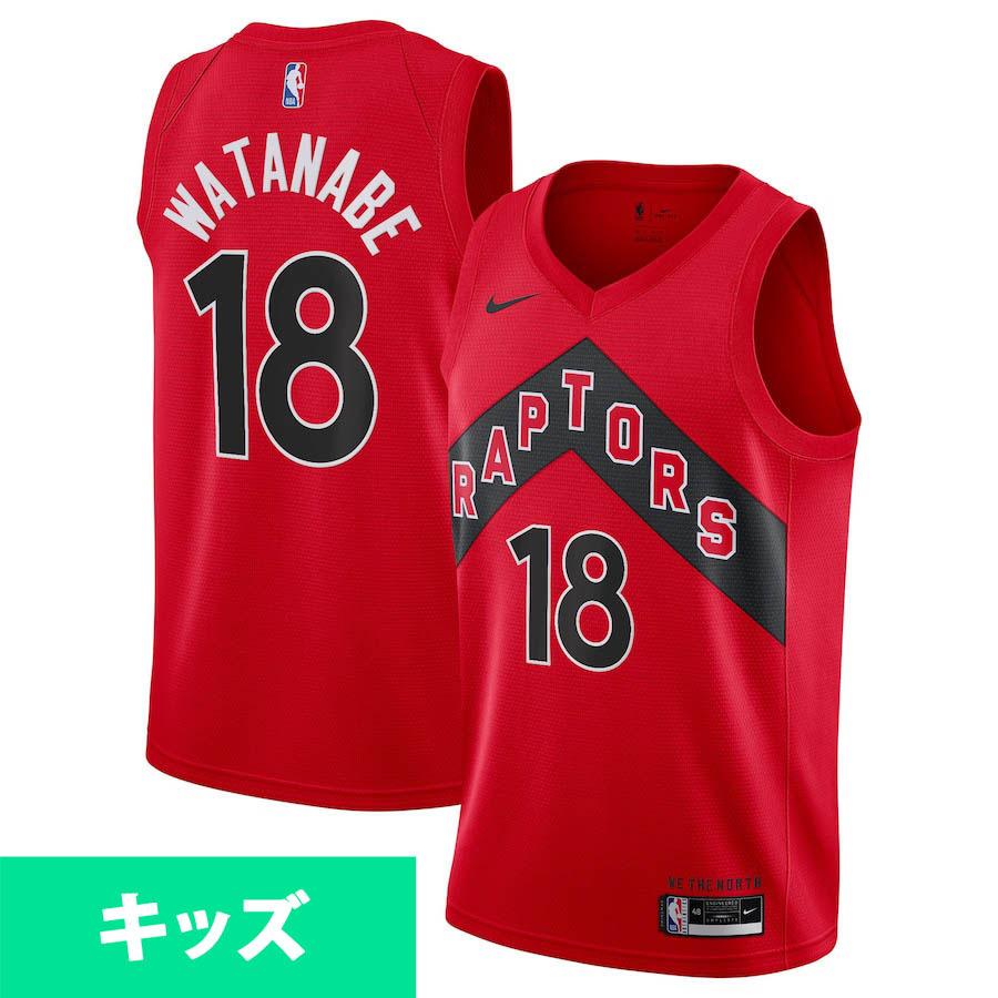トロント・ラプターズ ユニフォーム 渡邊雄太 背番号18 サイズXL 未使用 NIKE（ナイキ） NBA 渡邊雄太 ラプターズ ユニフォーム ユース キッズ