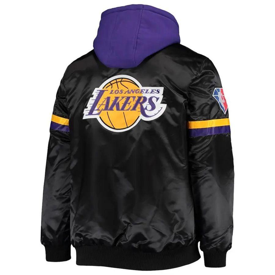 NBA レイカーズ スタジャン 75周年 フルスナップ バーシティー