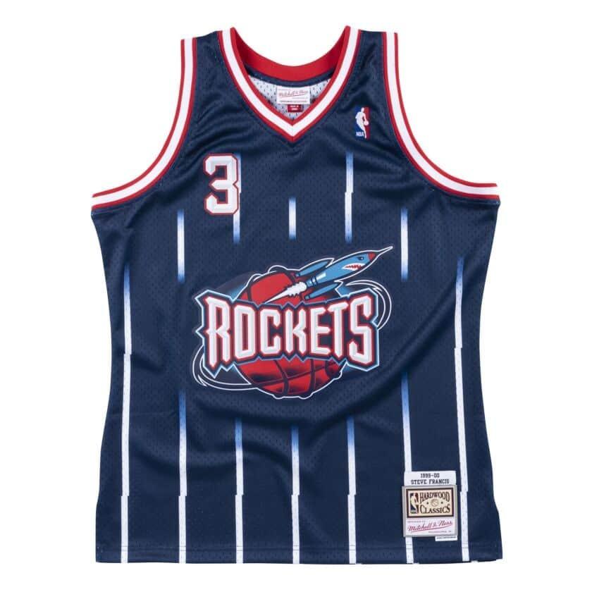 ナイキロケッツNBA選手支給品刺繍モデルゲームバスパン36-1 Lサイズ Mitchell&Ness（ミッチェルアンドネス） NBA スティーブ・フランシス