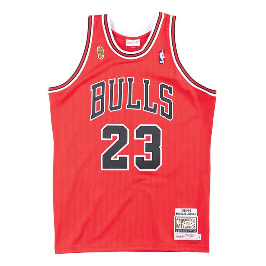 NBA マイケル・ジョーダン シカゴ・ブルズ ユニフォーム オーセンティック ミッチェル＆ネス/Mitchell & Ness Red(1995-96)｜selection-basketball