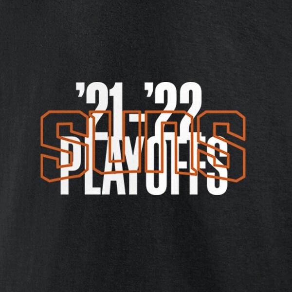 NBA フェニックス・サンズ Tシャツ 2022 NBA プレーオフ Playoffs D T-Shirt Fanatics Branded ブラック｜selection-basketball｜04