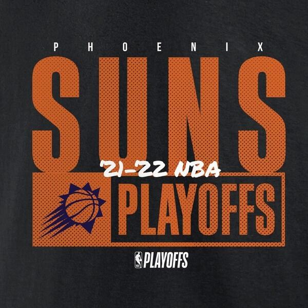 NBA フェニックス・サンズ Tシャツ 2022 NBA プレーオフ Playoffs D T-Shirt Fanatics Branded ブラック｜selection-basketball｜05