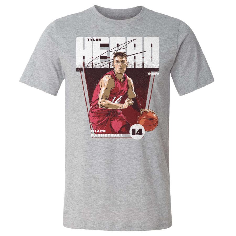 NBA タイラー・ヒーロー マイアミ・ヒート Tシャツ Miami Premiere WHT