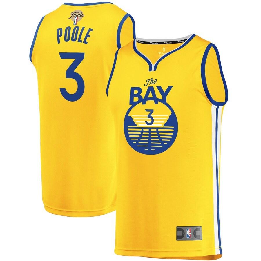 NBA ジョーダン・プール ウォリアーズ ユニフォーム NBAファイナル2022 