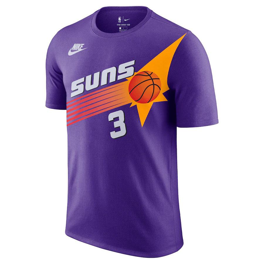 NBA クリス・ポール フェニックス・サンズ Tシャツ 2022/23 クラシックエディション ネーム＆ナンバー T-Shirt ナイキ/Nike パープル｜selection-basketball｜02