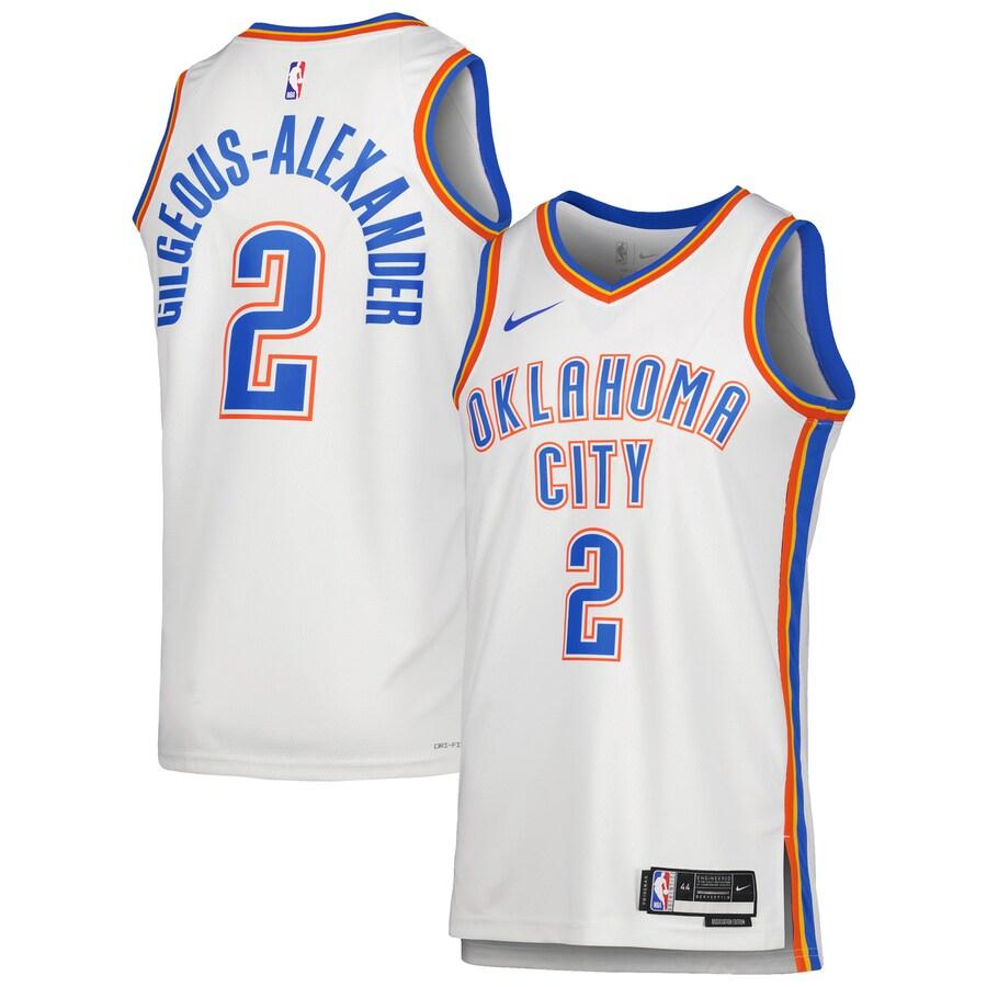 シェイギルジャスアレクサンダー　ユニフォーム　新品未使用タグ付き　バスケ　NBA NIKE（ナイキ） NBA シェイ・ギルジアス・アレクサンダー OKCサンダー