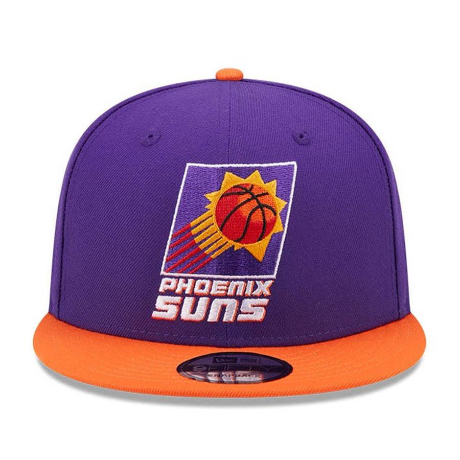 NBA フェニックス・サンズ キャップ ジャージパック クラシックエディション 9FIFTY Hat ニューエラ/New Era パープル オレンジ｜selection-basketball｜03