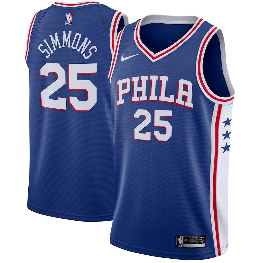 NBA ベン・シモンズ 76ers ユニフォーム スウィングマンジャージ ナイキ/Nike ブルー :nba-221126ite04:バッシュ バスケグッズ SELECTION - 通販