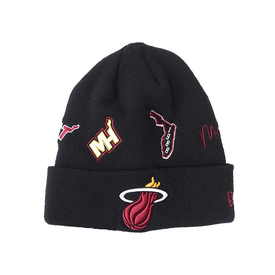NEW ERA NBA マイアミ・ヒート ニットキャップ Identity Cuffed Knit