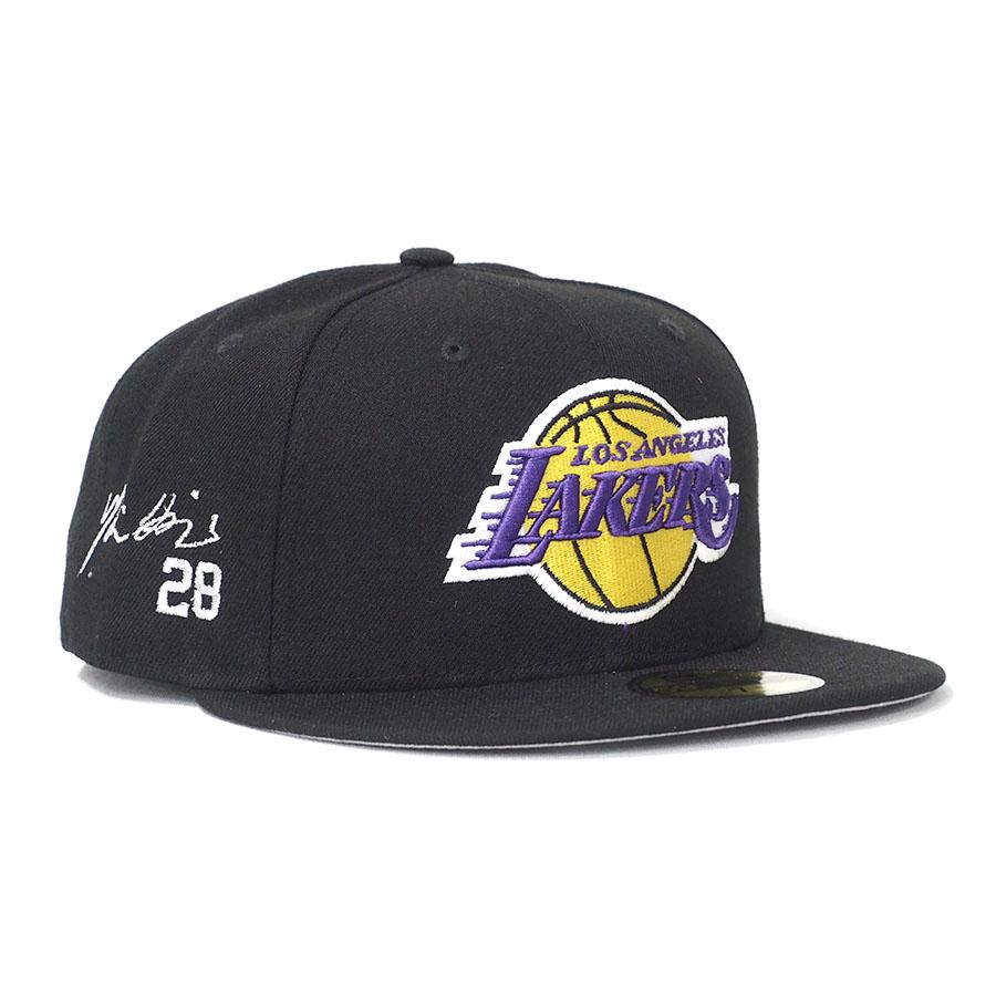 NEW ERA（ニューエラ） NBA 八村塁 レイカーズ キャップ サイン刺繍