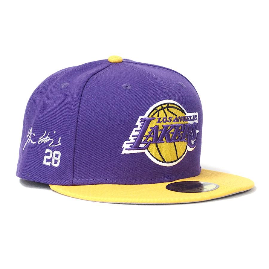NEW ERA NBA 八村塁 レイカーズ キャップ サイン刺繍入り OTC 2Tone 