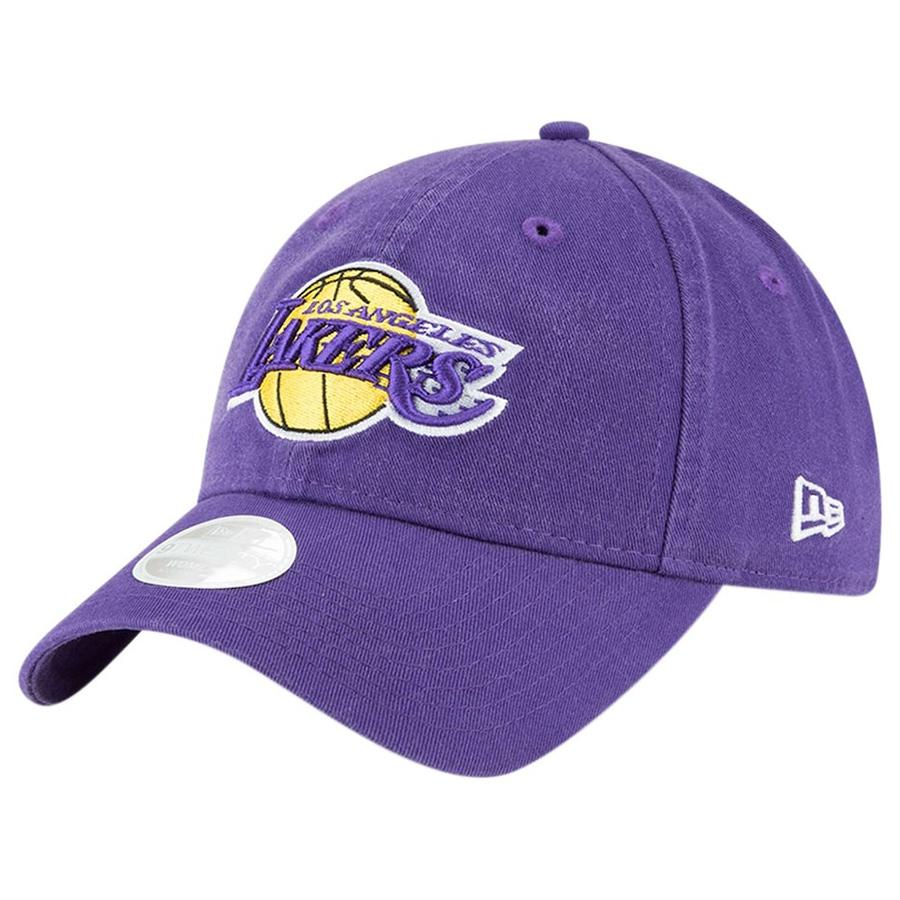 NBA レイカーズ キャップ レディース Core Classic 9TWENTY Adjustable Hat ニューエラ/New Era パープル｜selection-basketball｜02