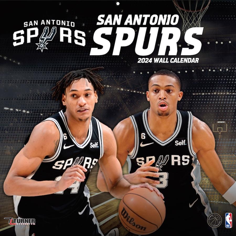 NBA スパーズ カレンダー 2024 Team 壁掛け Wall Calendar Turner 