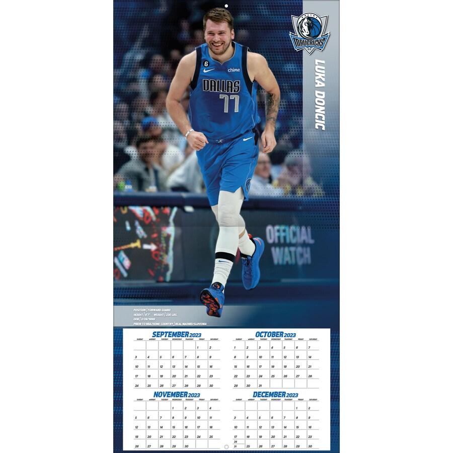NBA ルカ・ドンチッチ マーベリックス カレンダー 2024 Player 壁掛け Wall Calendar Turner｜selection-basketball｜03