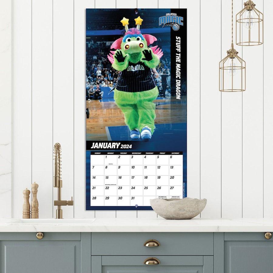 NBA カレンダー 2024 チームマスコット Mascots Wall Calendar Turner｜selection-basketball｜05