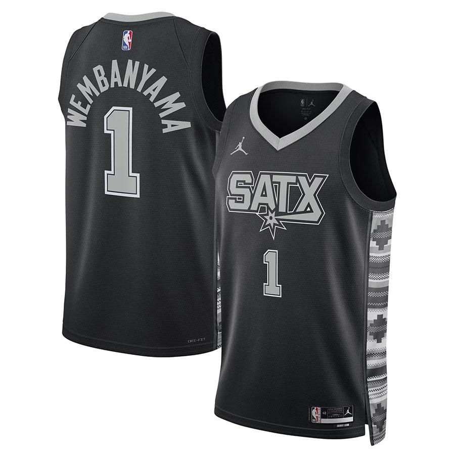 NBA スパーズ ウェンバンヤマ ユニフォーム ジョーダン M 48 Jordan NBA ヴィクター・ウェンバンヤマ スパーズ ユニフォーム