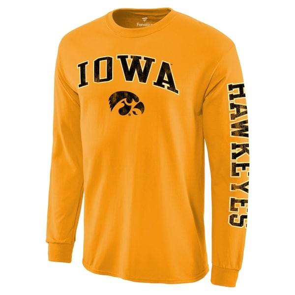 カレッジ Tシャツ NCAA アイオワ大学 ホークアイズ ディストレス