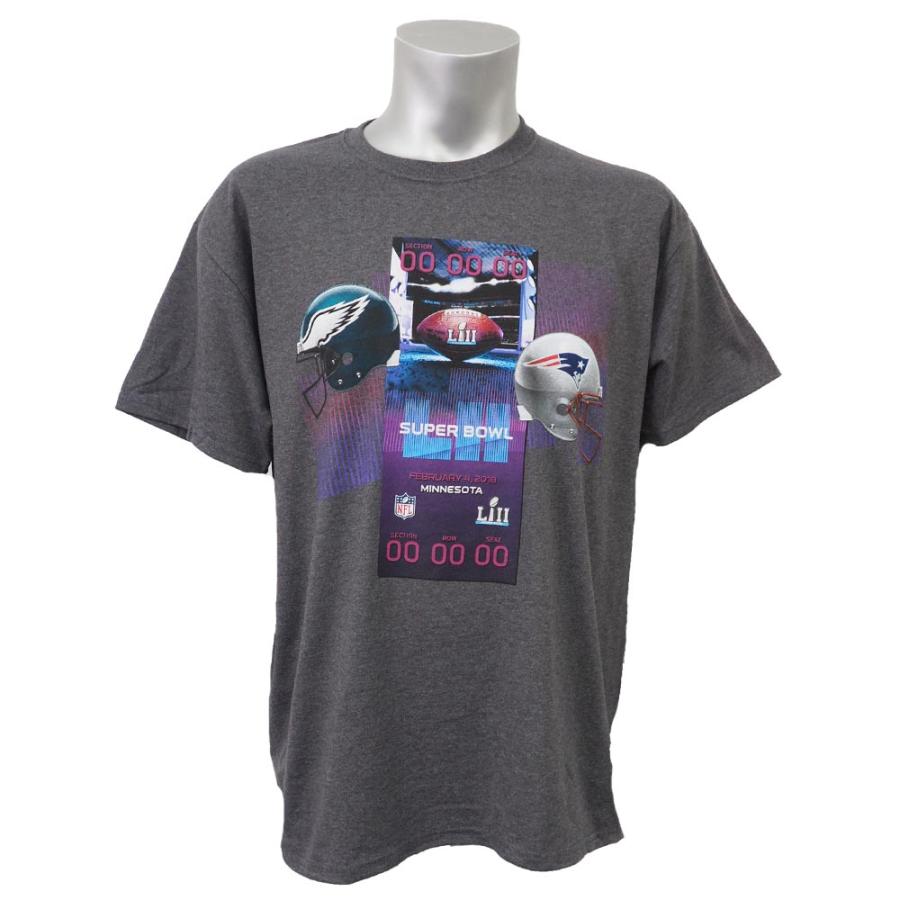 Nfl 第52回スーパーボウル デュエリング ペイトリオッツ Vs イーグルス アドヴァンスド チケット Tシャツ 半袖 ヘザーチャコール Ocsl Nfl cpt23 バッシュ バスケグッズ Selection 通販 Yahoo ショッピング