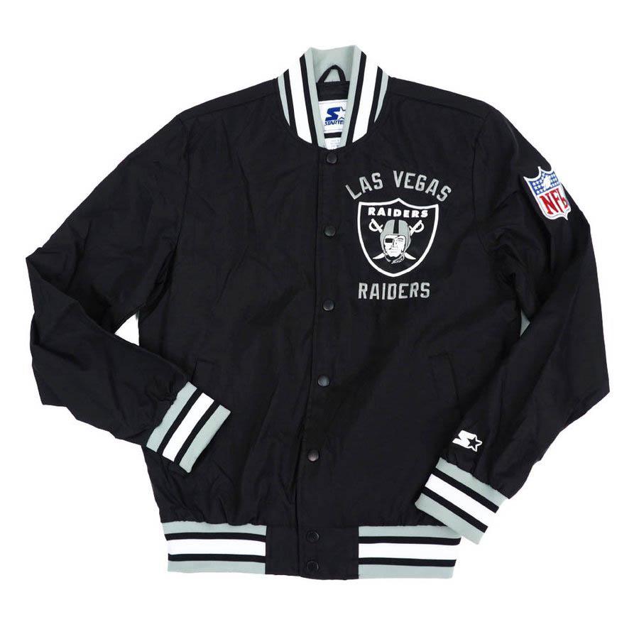 Nfl スタジャン レイダース スターター Starter Starter メンズ 長袖 ジャケット アウター Nfl 1025jkt01 バッシュ バスケグッズ Selection 通販 Yahoo ショッピング