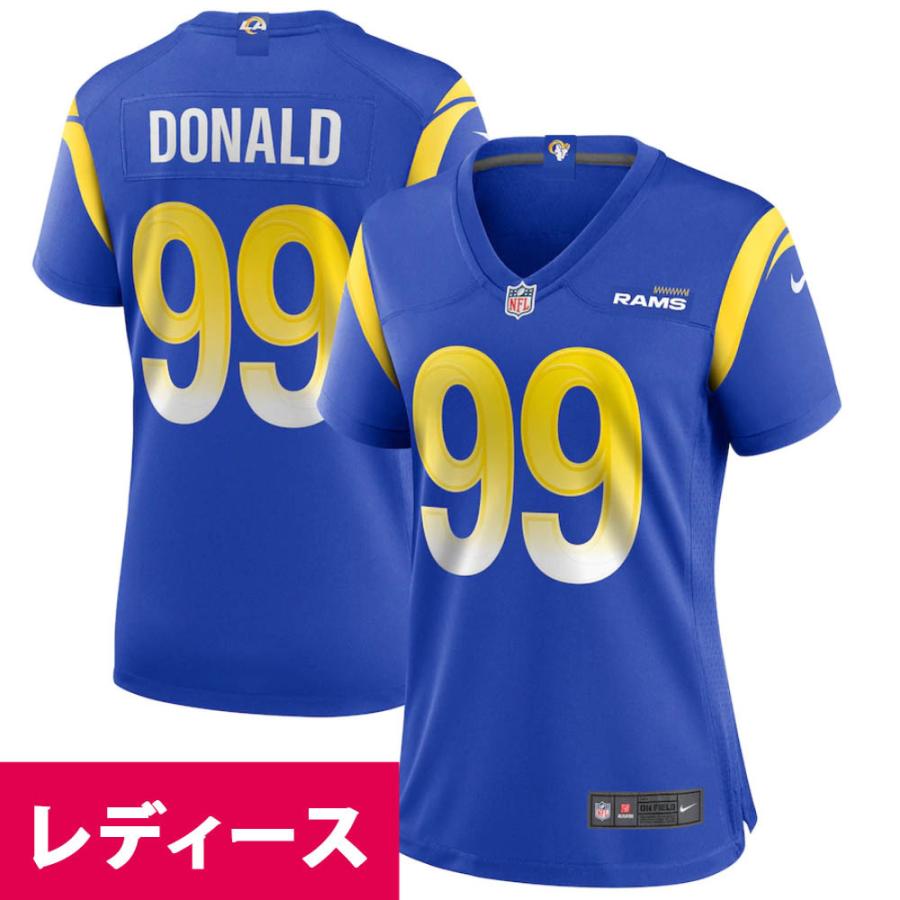 【美品】NIKE ナイキ NFL ロサンゼルスラムズ ゲームシャツ　Sサイズ Men's Nike Steve Avila Royal Los Angeles Rams Home Game Jersey