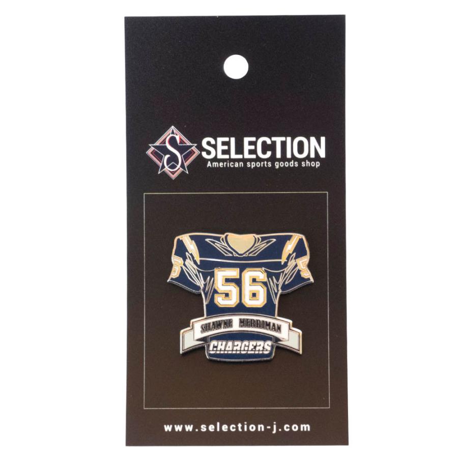 NFL グッズ ピンバッジ ピンズ ショーン・メリマン San Diego Chargers Player Jersey Pin ホーム｜selection-basketball