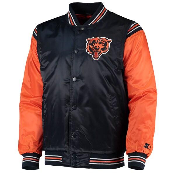 NFL ベアーズ ジャケット サテンジャケット Enforcer Varsity Jacket