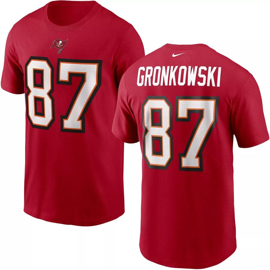 Nfl ロブ グロンコウスキー バッカニアーズ Tシャツ プレイヤー ネーム ナンバー ナイキ Nike レッド Nfl 2721tsi01 バッシュ バスケグッズ Selection 通販 Yahoo ショッピング