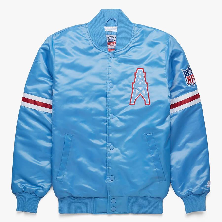 ヨ*ィ様 NFL オイラーズ スタジャン スターター STARTER ライトブル nfl-221031jak16_2.jpg