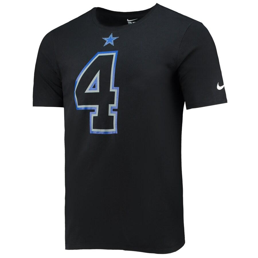 NFL ダック・プレスコット カウボーイズ Tシャツ ネーム＆ナンバー T-Shirt ナイキ/Nike ブラック 23nplf｜selection-basketball｜02