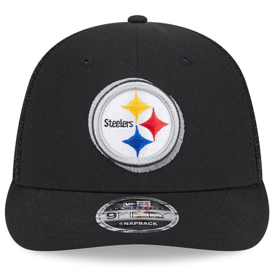 NFL スティーラーズ キャップ ドラフト2024 Draft 9FIFTY LP ロープロファイル トラッカー ニューエラ/New Era ブラック｜selection-basketball｜02