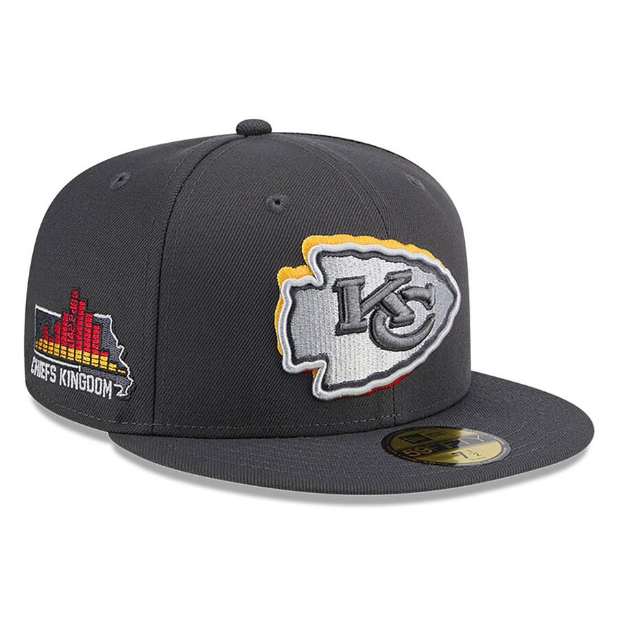 服/ファッション New Era  59fifty  NFL Chiefs 2024Draft NEW ERA（ニューエラ） NFL チーフス キャップ ドラフト2024 Draft