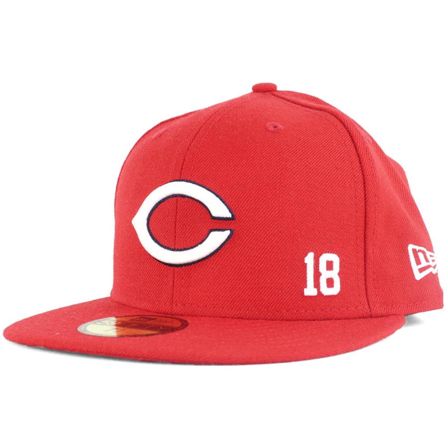 前田健太 広島カープ グッズ キャップ 帽子 ニューエラ New Era 59fifty スカーレット レッド ホワイト メンズ レディース Npb 0925htc01 バッシュ バスケグッズ Selection 通販 Yahoo ショッピング