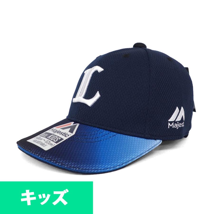 MAJESTIC 埼玉西武ライオンズ グッズ キャップ/帽子 キッズ