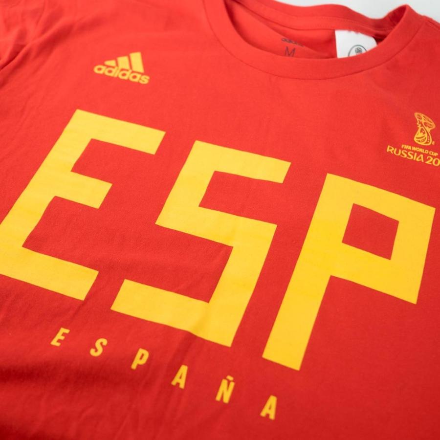 サッカー スペイン代表 Tシャツ 半袖 2018 FIFA ワールドカップ チームプライド アディダス/Adidas レッド【OCSL】｜selection-basketball｜03