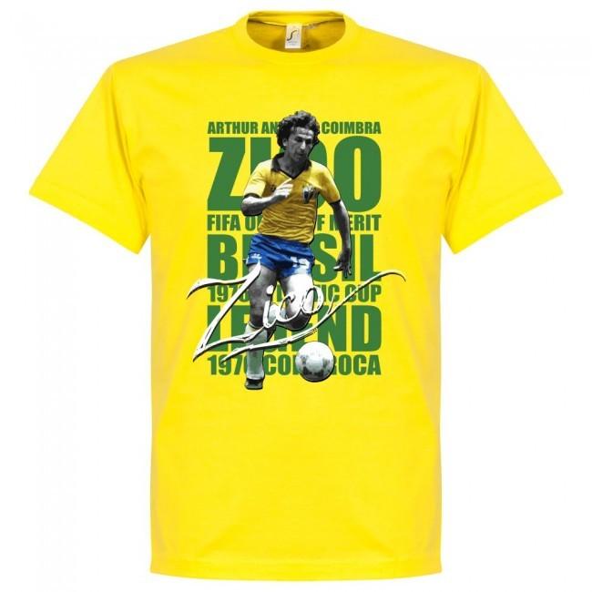 ブラジル代表 ジーコ Tシャツ Soccer レジェンド サッカー フットボール イエロー Soc rlt0160 バッシュ バスケグッズ Selection 通販 Yahoo ショッピング