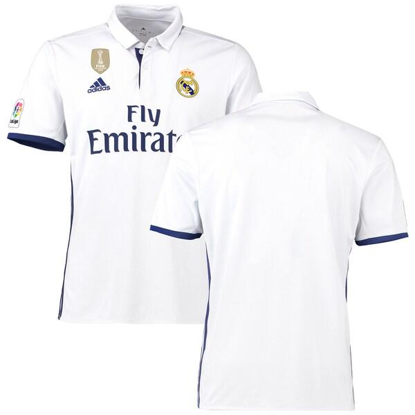海外正規品 Soccer レアル マドリード ユニフォーム ジャージ 16 17 Fifaクラブw杯優勝記念パッチ付 Replica アディダス Adidas ホワイト 50 Off Atlascarsltd Com