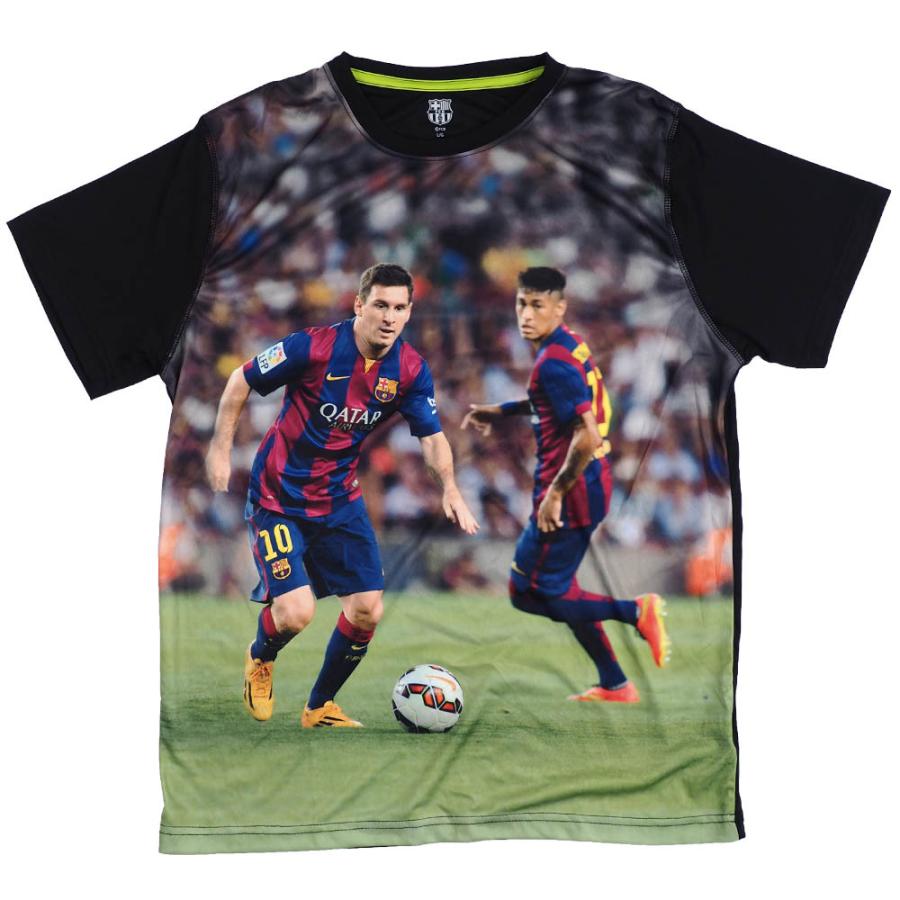 メッシ ネイマール Tシャツ バルセロナ オールプリント グラフィック 総柄