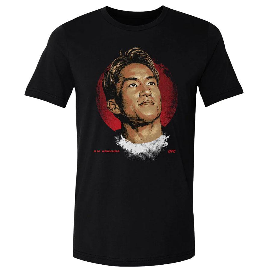 UFC 朝倉 海 Tシャツ Portrait WHT 500Level : バッシュ バスケグッズ