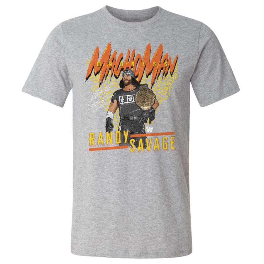 Wwe ランディ サベージ Nwo Tシャツ Legends Macho Man Championship 500level ヘザーグレー Wwe 2315tee5 バッシュ バスケグッズ Selection 通販 Yahoo ショッピング