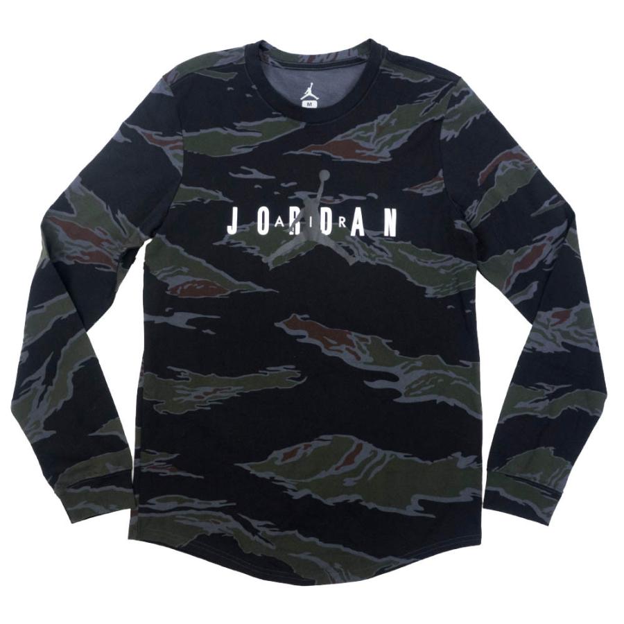 JORDAN Tシャツ ジョーダン Camo テック ロングスリーブ 長袖 グレー｜selection-j