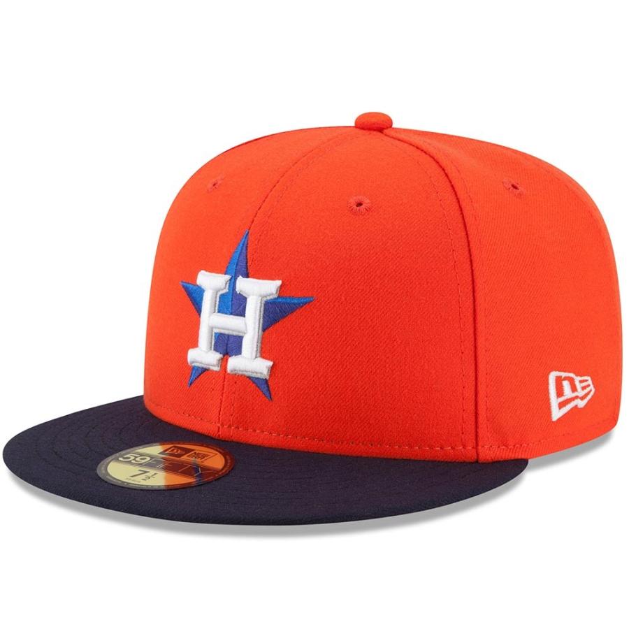 アストロズ キャップ ニューエラ NEW ERA  MLB オーセンティック オンフィールド 59FIFTY オルタネート 平つば キャップ 特集｜selection-j