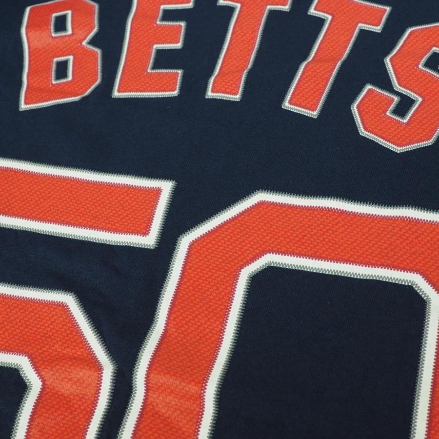 Majestic MLB レッドソックス ベッツ 半袖 Tシャツ 野球