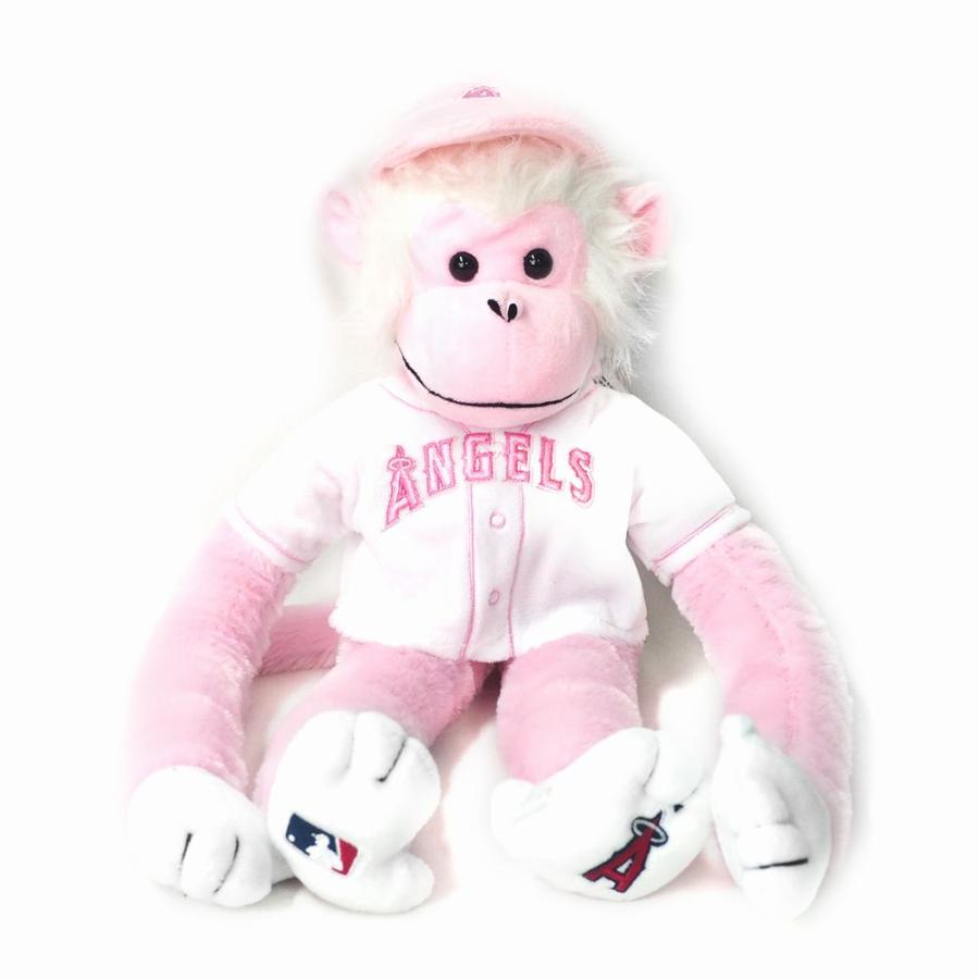 MLB エンゼルス ラリーモンキー ぬいぐるみ ピンク :mlb-180422mon01
