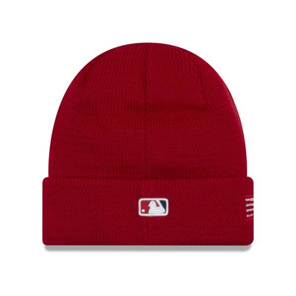 ナショナルズ キャップ ニューエラ NEW ERA MLB ニットキャップ ニット帽 選手着用モデル 2018 レッド 1009IK｜selection-j｜02