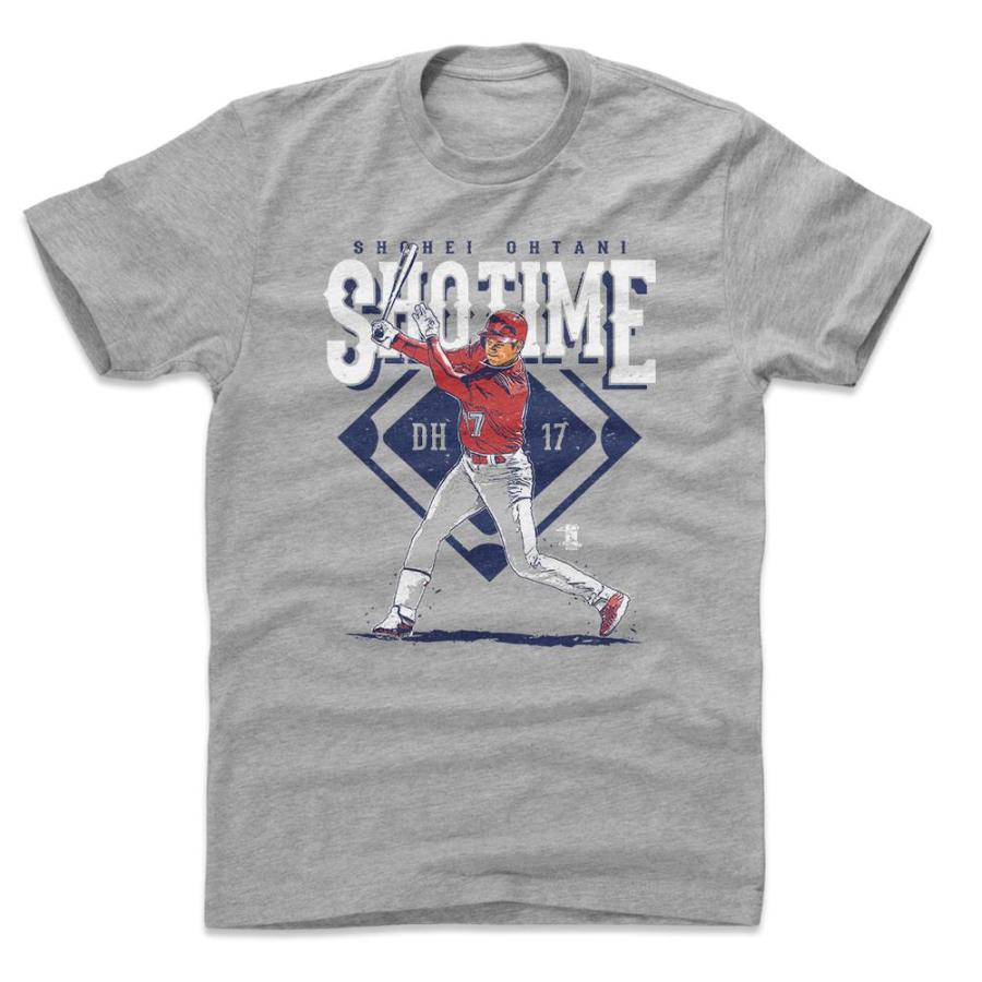 MLB Tシャツ エンゼルス 大谷翔平 Player Art Cotton 500Level グレー 