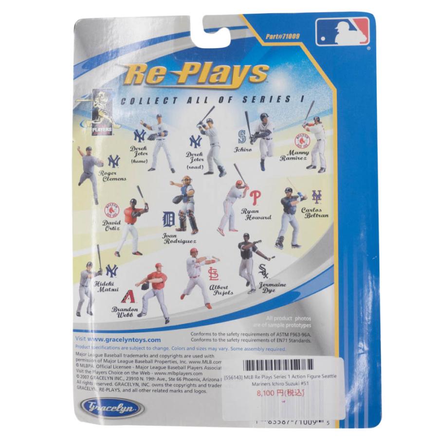 MLB(メジャーリーグ) マリナーズ イチロー フィギュア リプレイズ