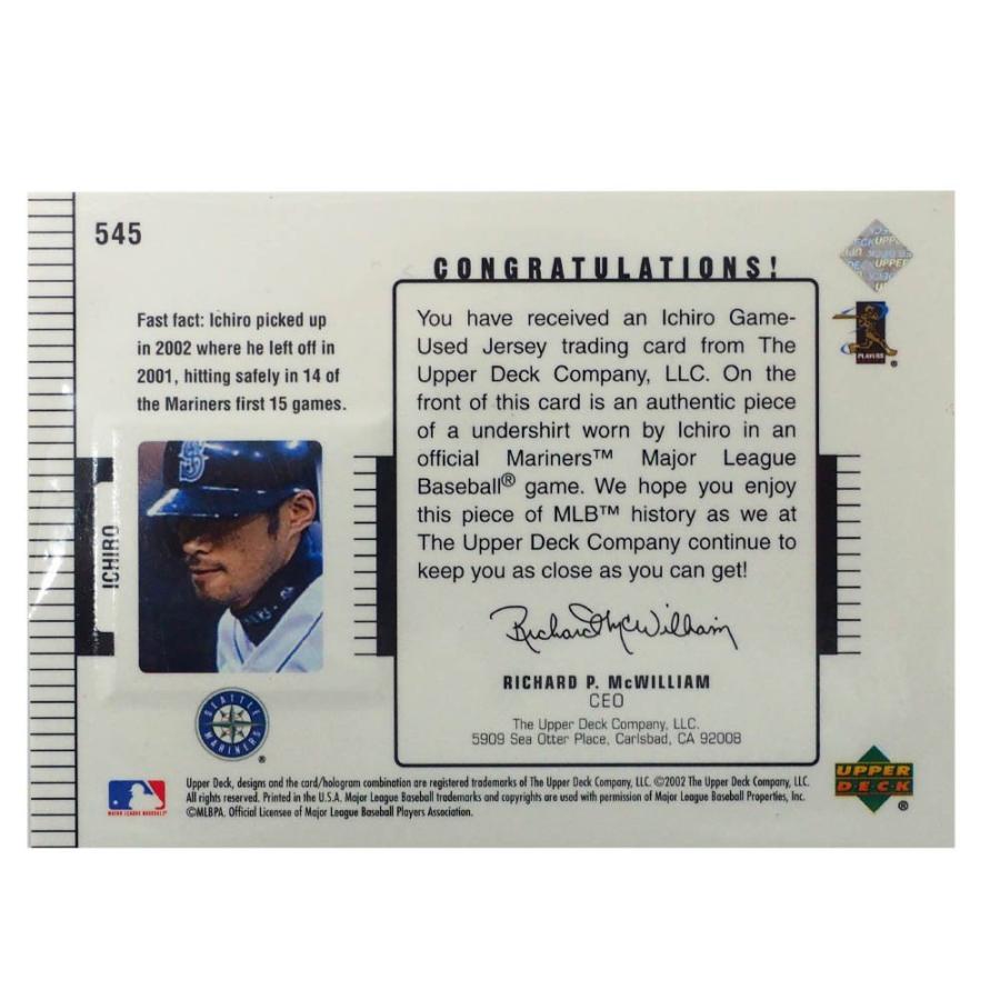 MLB イチロー シアトル・マリナーズ トレーディングカード/スポーツカード 2002 Ichiro #545 553/775 Upper Deck｜selection-j｜02