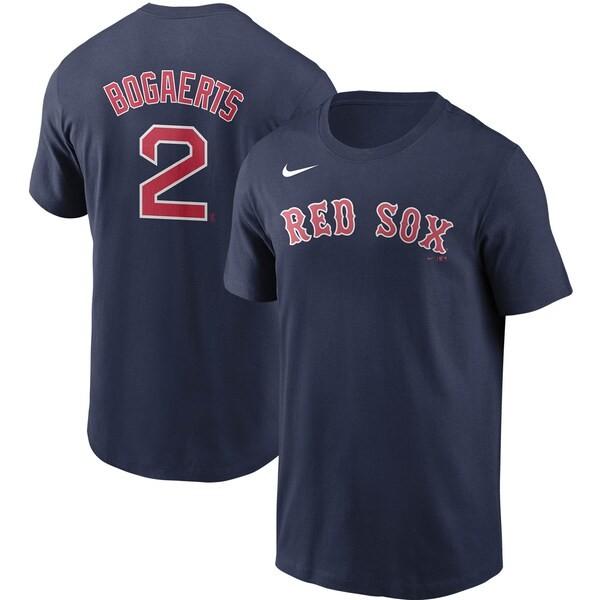 MLB イグザンダー・ボガーツ ボストン・レッドソックス Tシャツ ネーム＆ナンバー ナイキ/Nike ネイビー【OCSL】｜selection-j