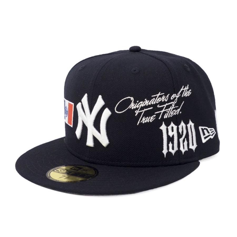 MLB ニューヨーク・ヤンキース キャップ/帽子 5950 NEYYAN ALLOVER NVY MULTI 59FIFTY ニューエラ/New Era ネイビー | NEW ERA