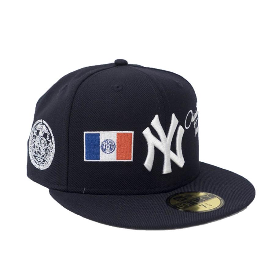 MLB ニューヨーク・ヤンキース キャップ/帽子 5950 NEYYAN ALLOVER NVY MULTI 59FIFTY ニューエラ/New Era ネイビー | NEW ERA | 02